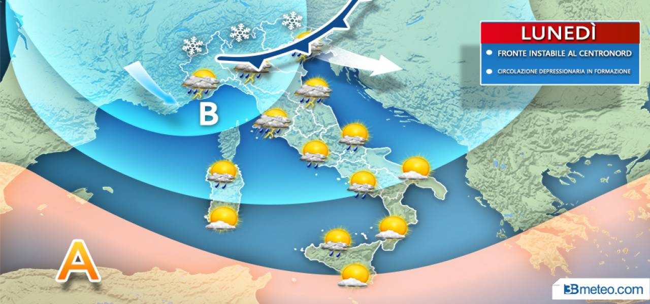 Pioggia, vento e neve: parte così ottobre