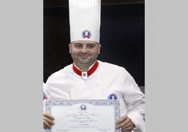 Chef premiato con il “toque d’argento”