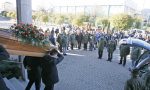 Picchetto d'onore e banda per il funerale del portabandiera Giuseppe Aldegheri LE FOTO