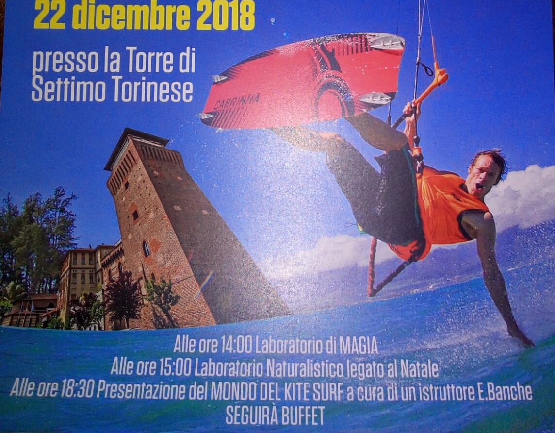 Kite Surf e mare alla Torre medievale di Settimo con Il Papavero