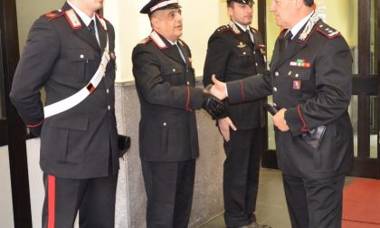 Generale Mariano Mossa in visita al Comando Provinciale di Vercelli