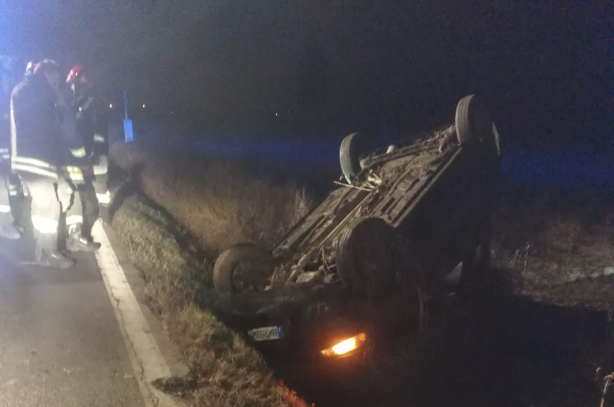 Novantenne esce di strada dopo la cena di Natale con i parenti