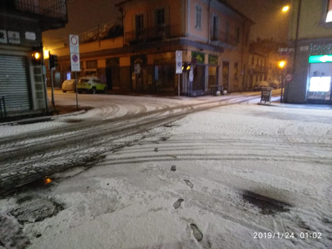 Strade innevate e pericolose