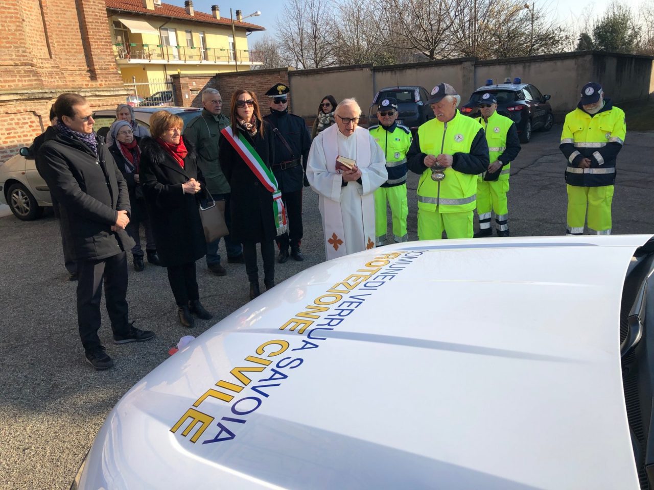 Protezione Civile, inaugurato nuovo mezzo a Verrua IL VIDEO