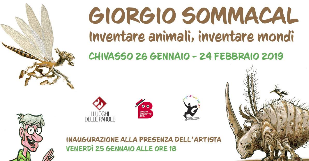 Luoghi delle Parole, gli animali fantastici di Sommacal