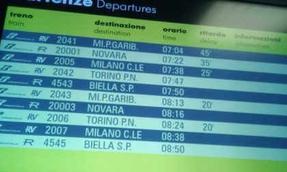 Treni in ritardo sulla Torino-Milano per un guasto tecnico