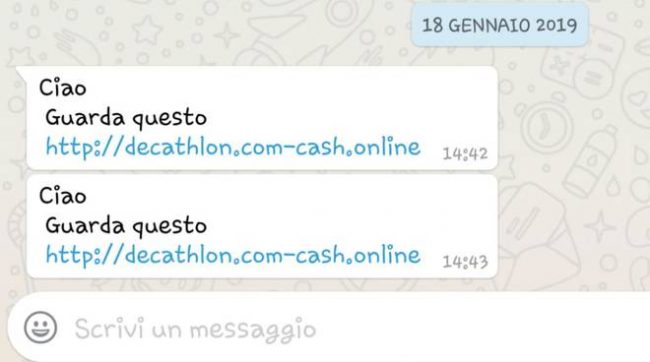 Truffe online con falsi voucher Decathlon