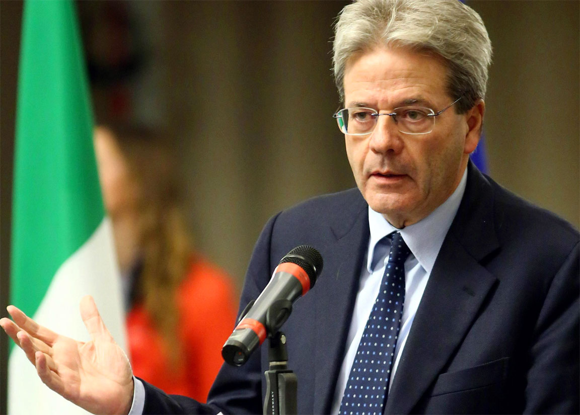 L’ex Premier Paolo Gentiloni oggi a Chivasso e a Settimo