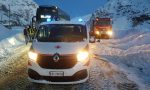 Autostrada chiusa per neve, pullman bloccato LE FOTO