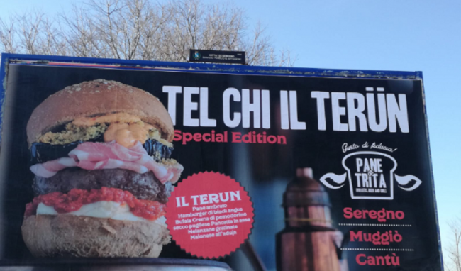 Il Sud contro il panino “Terün” del ristorante