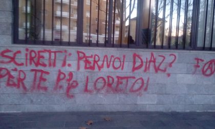 Minacce al consigliere della Lega Sciretti: scritte sui muri in Barriera di Milano