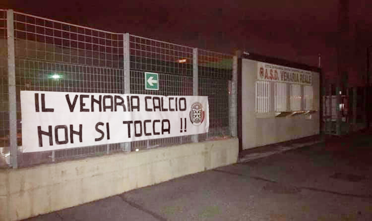 Venaria Calcio senza campo? Protesta anche CasaPound