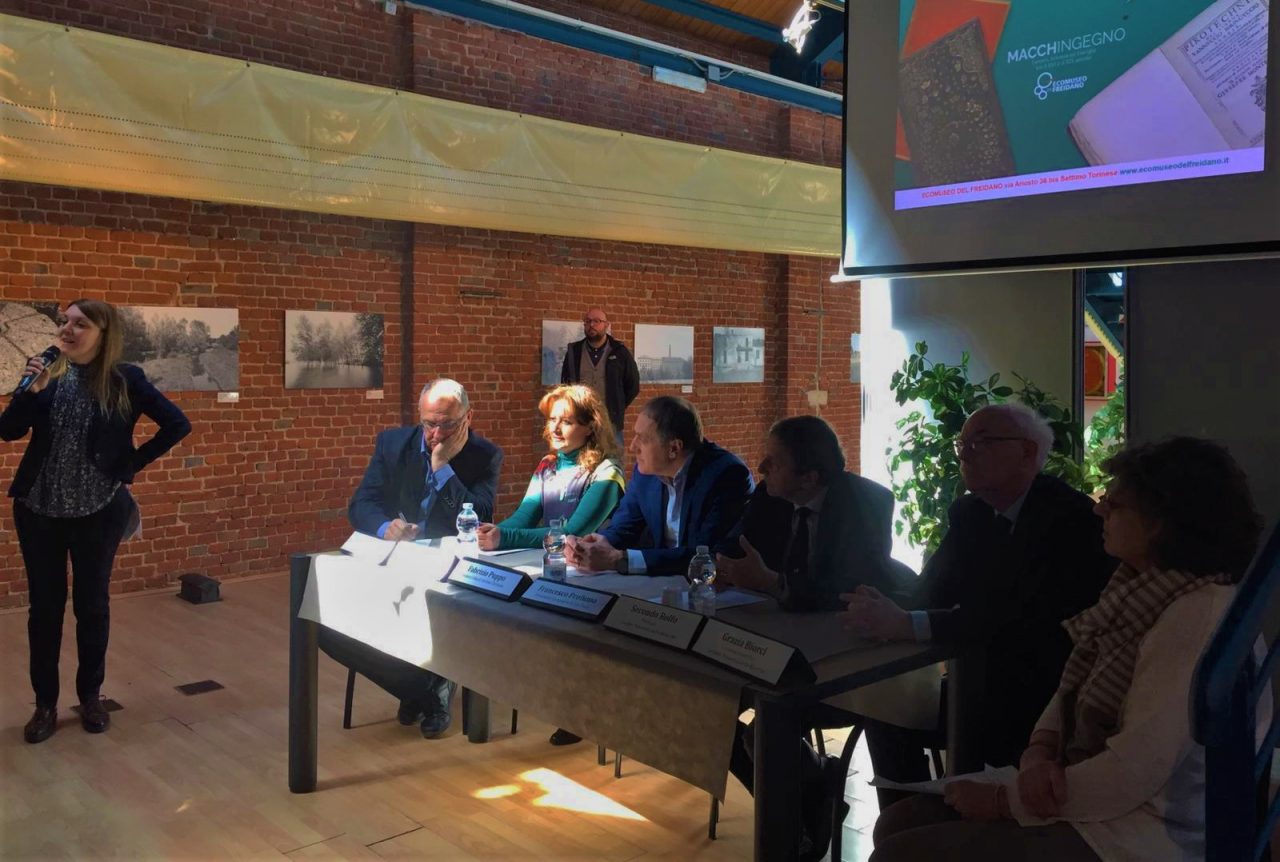 Inaugurata “Macchingegno”, l’installazione multimediale all’Ecomuseo del Freidano