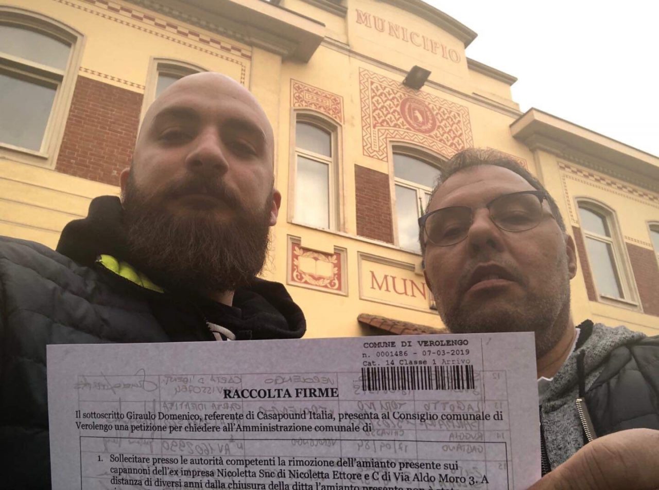 CasaPound vuole la riqualificazione del paese