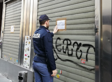 Bar chiuso in via Nizza, all’interno trovata della droga