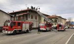 Brucia il tetto di un'abitazione a Vische