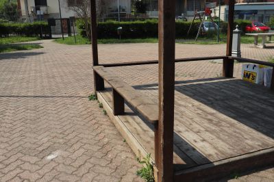 Parco giochi chiuso in attesa di manutenzione