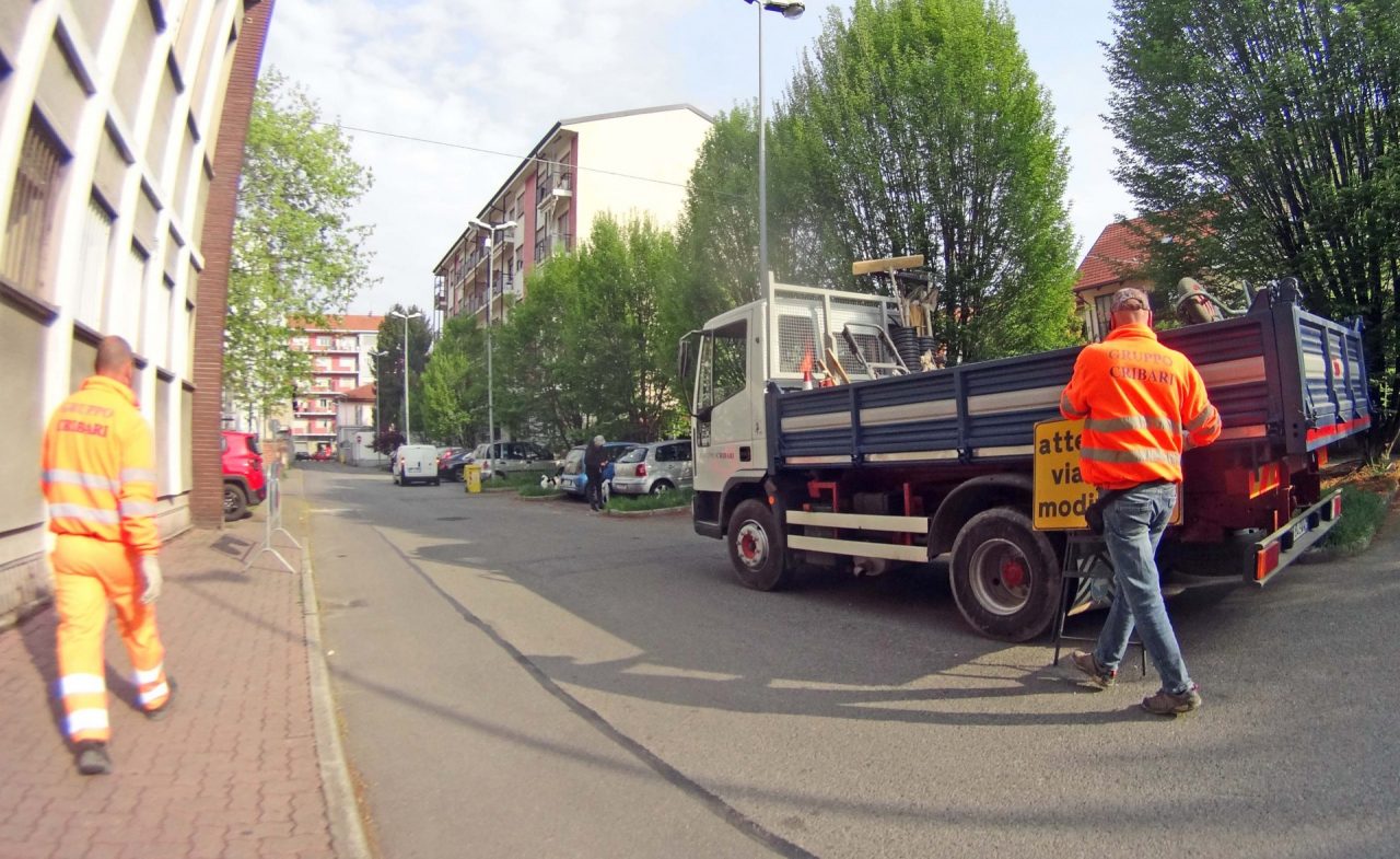 via Roma pedonale Settimo