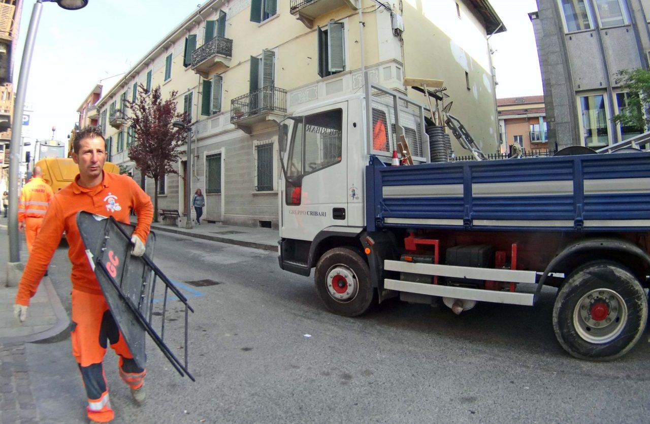 via Roma pedonale Settimo