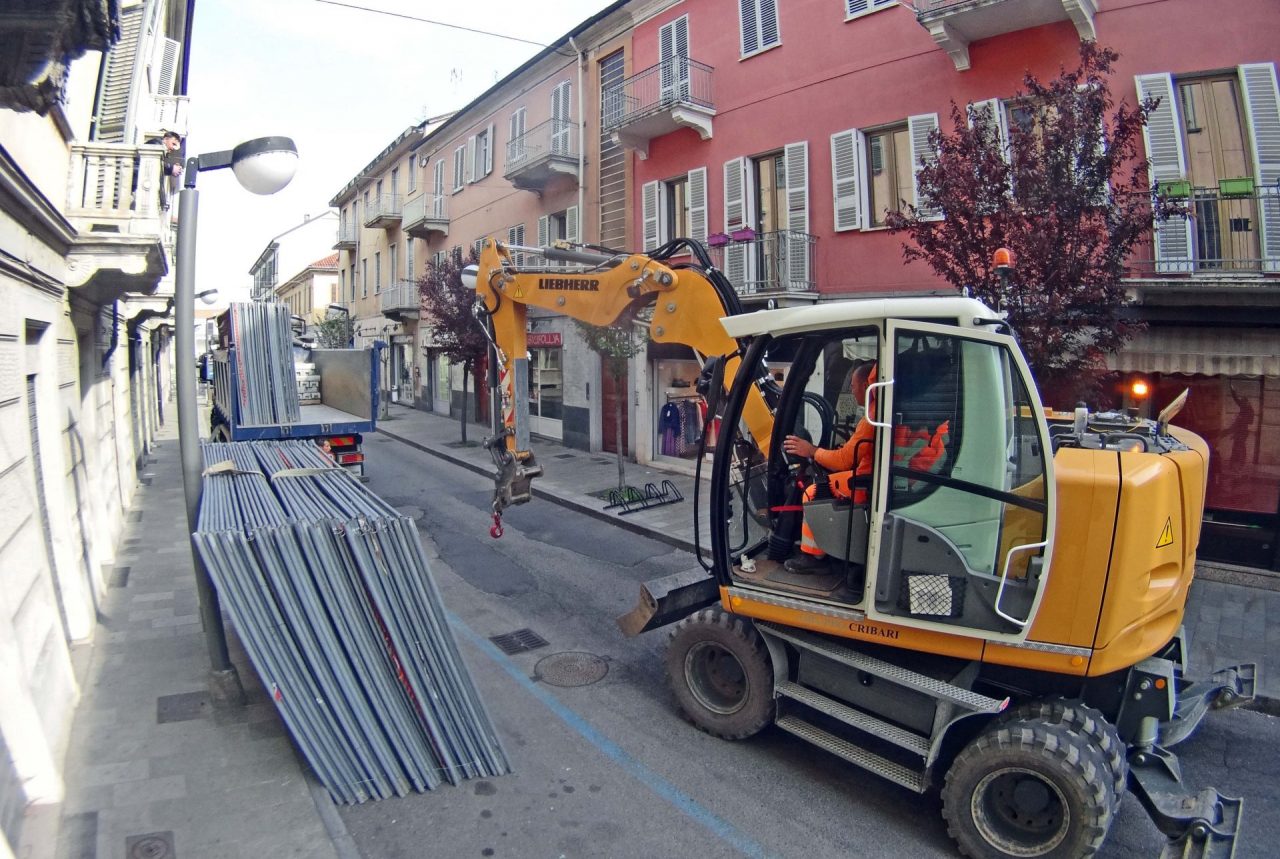 via Roma pedonale Settimo