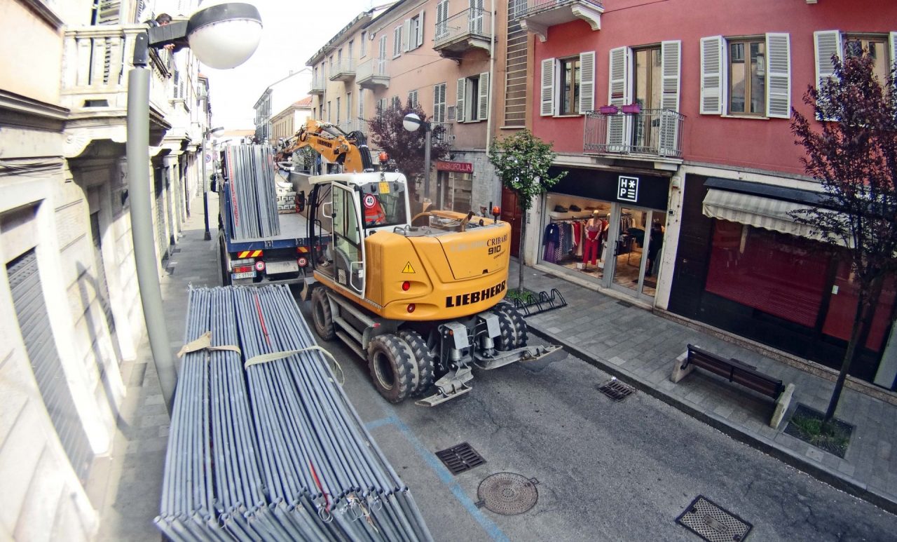 via Roma pedonale Settimo