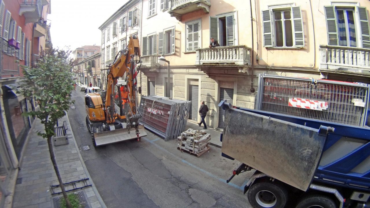 Via Roma pedonale, strada chiusa e via al cantiere FOTO E VIDEORACCONTO
