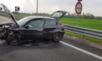 Incidente sull'A4, auto si schianta contro il guard rail