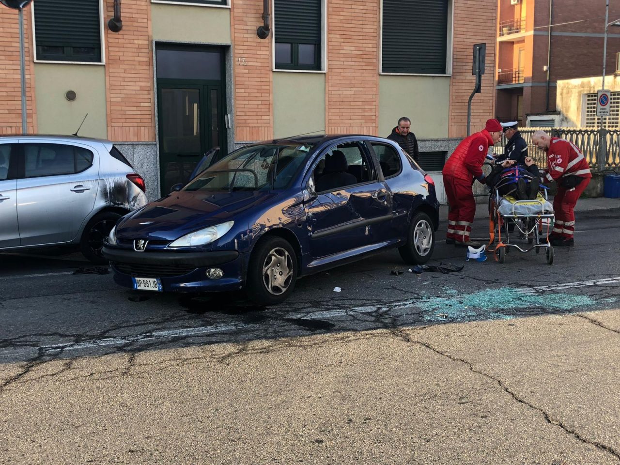 Chivasso, traffico paralizzato per un incidente FOTO E VIDEO
