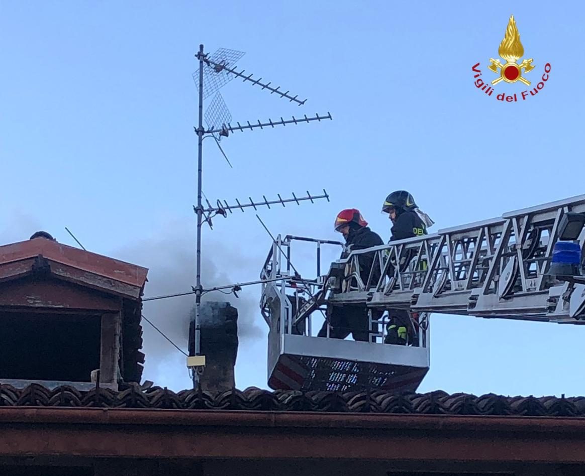 Incendio in un’azienda agricola
