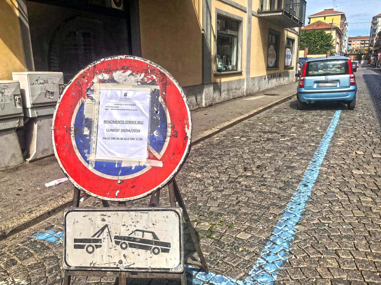Nuove strisce blu a Chivasso, sarà caos parcheggi