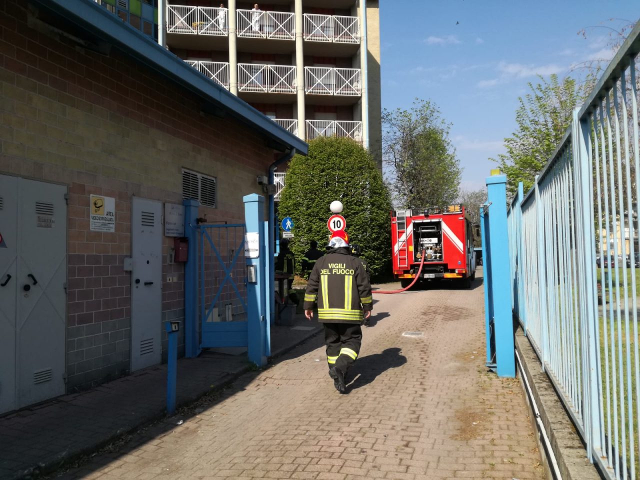 Incendio alle 5 Torri di Settimo