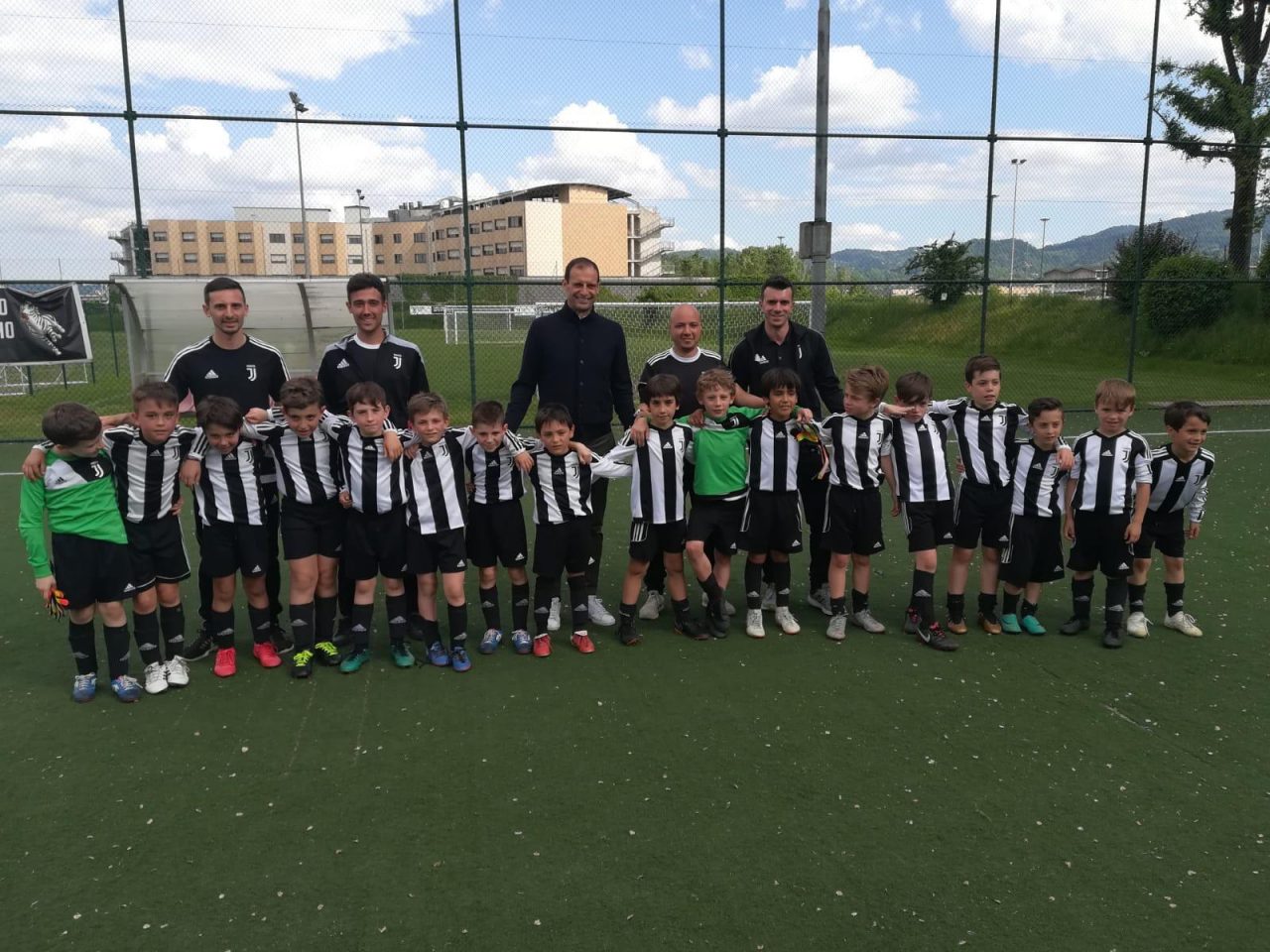 Max Allegri a Settimo sul campo della SiSport
