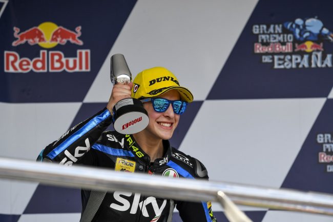 Moto3, Vietti sul podio