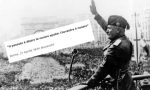 Una frase di Mussolini per la presentazione del candidato a Settimo