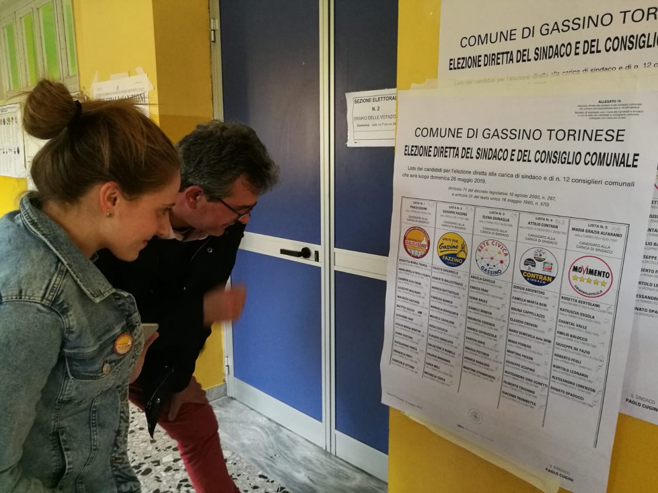 Comunali 2019, a Gassino Cugini verso la riconferma