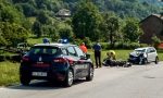 Incidente frontale fra auto e moto, centauro in codice rosso LE FOTO