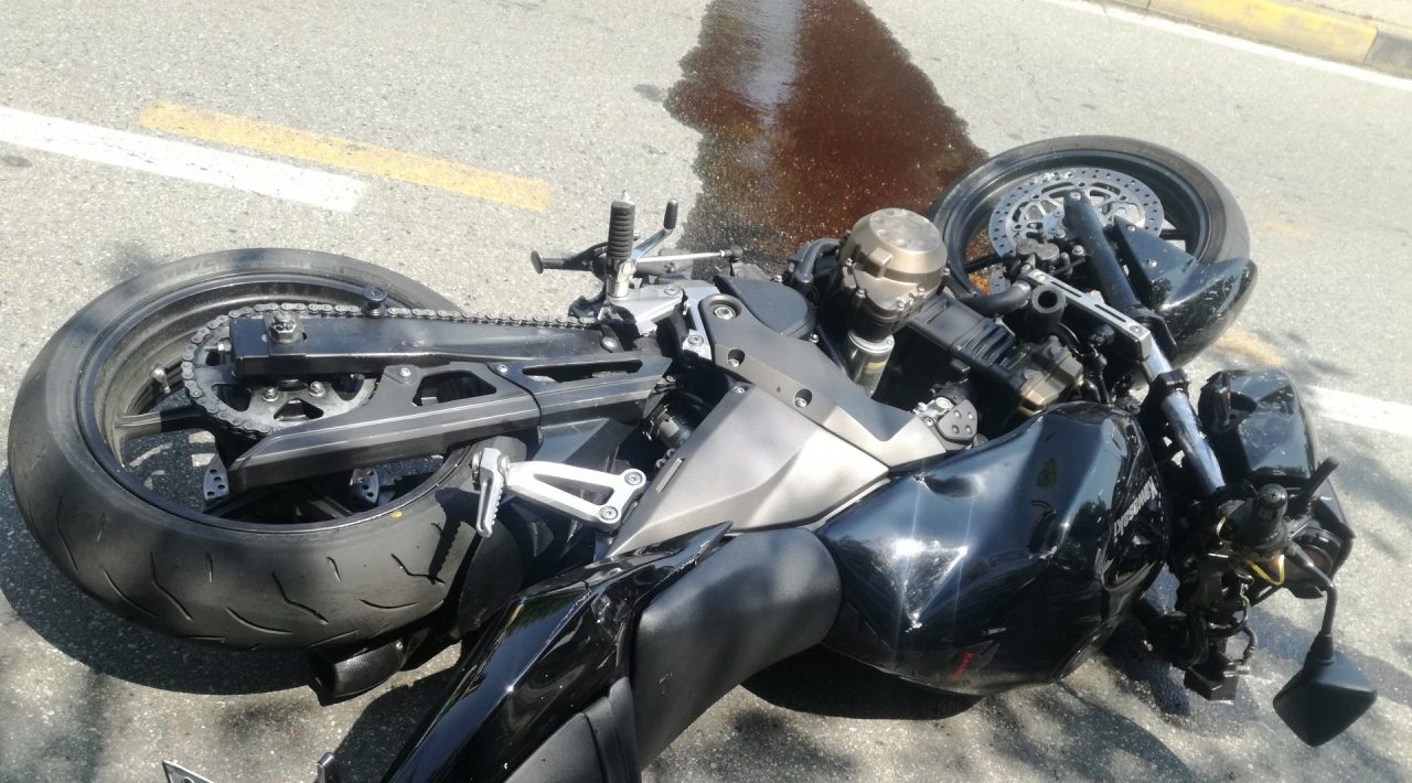 Incidente furgone contro moto in corso Piemonte a Settimo