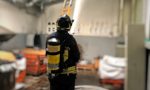 Grave incendio nei condotti d'aspirazione di un impianto industriale, i soccorsi LE FOTO