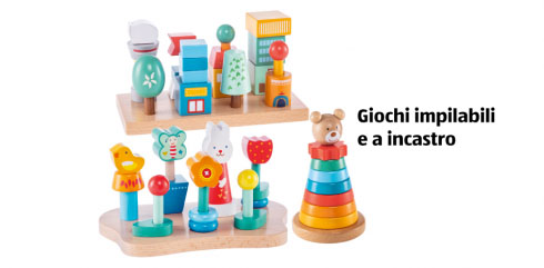 Rischio soffocamento, richiamati giochi impilabili