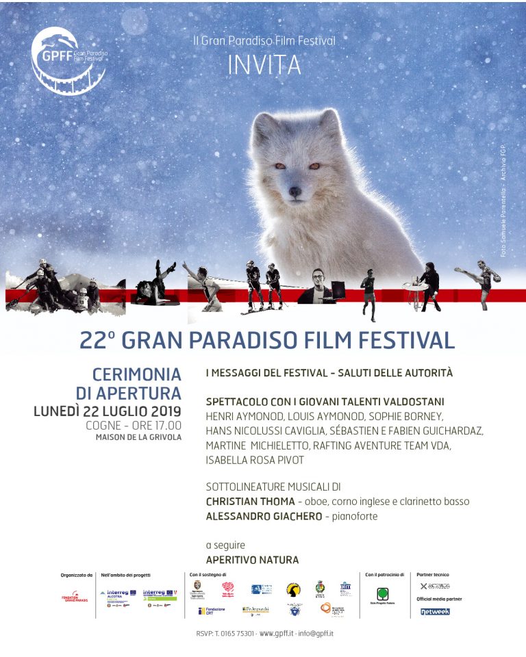 Gran Paradiso Film Festival, oggi si alza il sipario