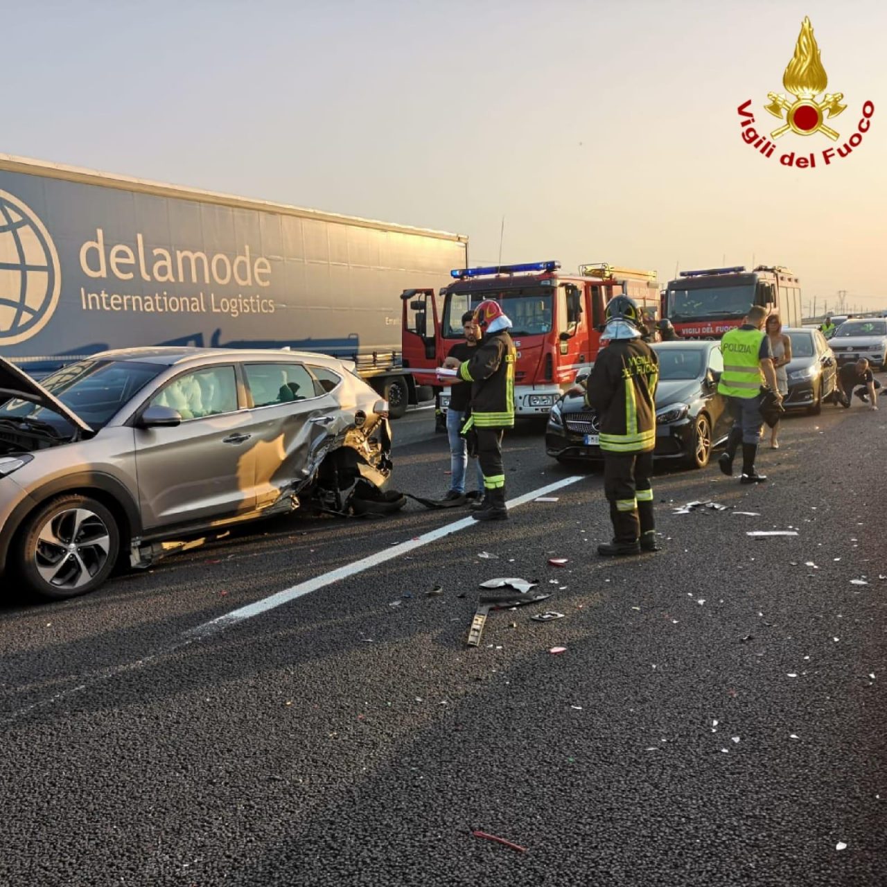 Doppio incidente sull’autostrada A4 Torino-Milano, forti rallentamenti LE FOTO