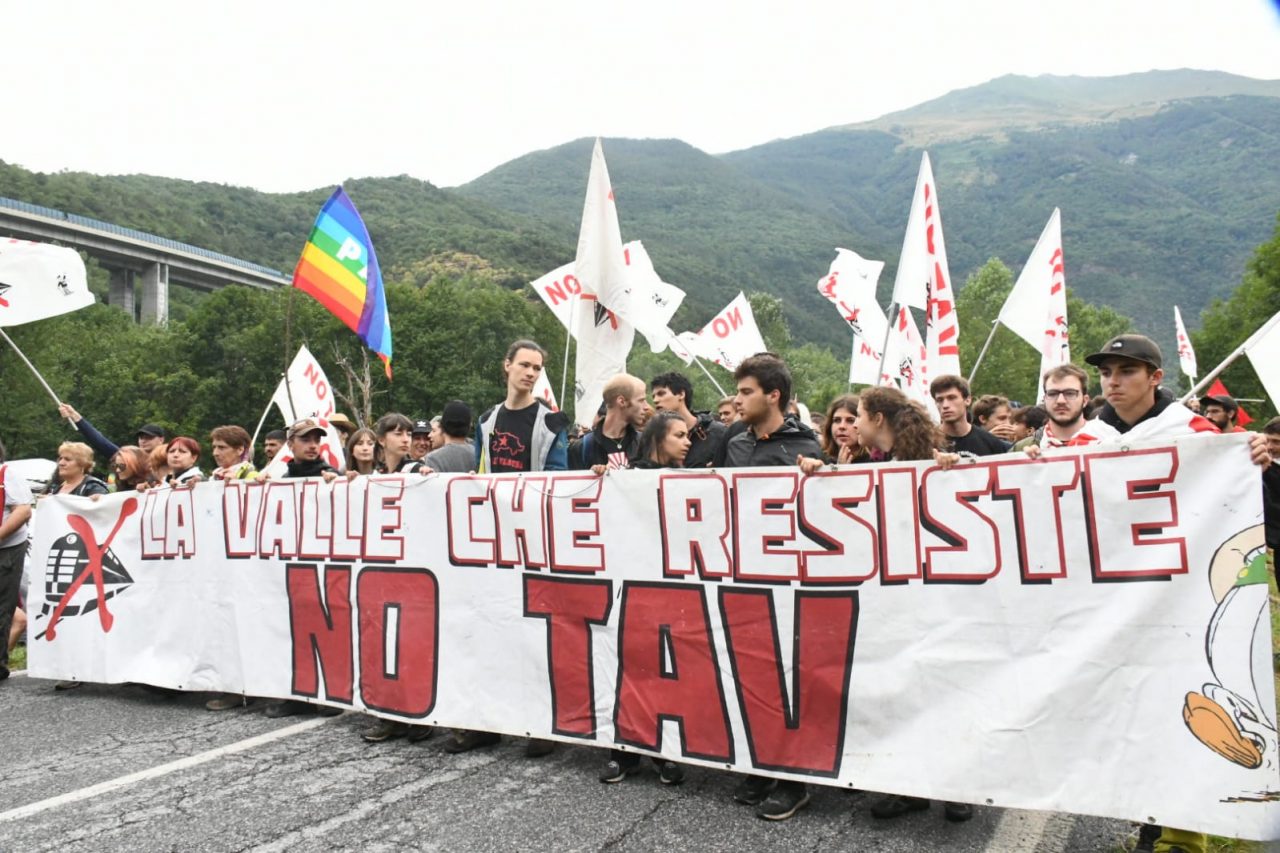 No Tav, il corteo di protesta verso il cantiere.