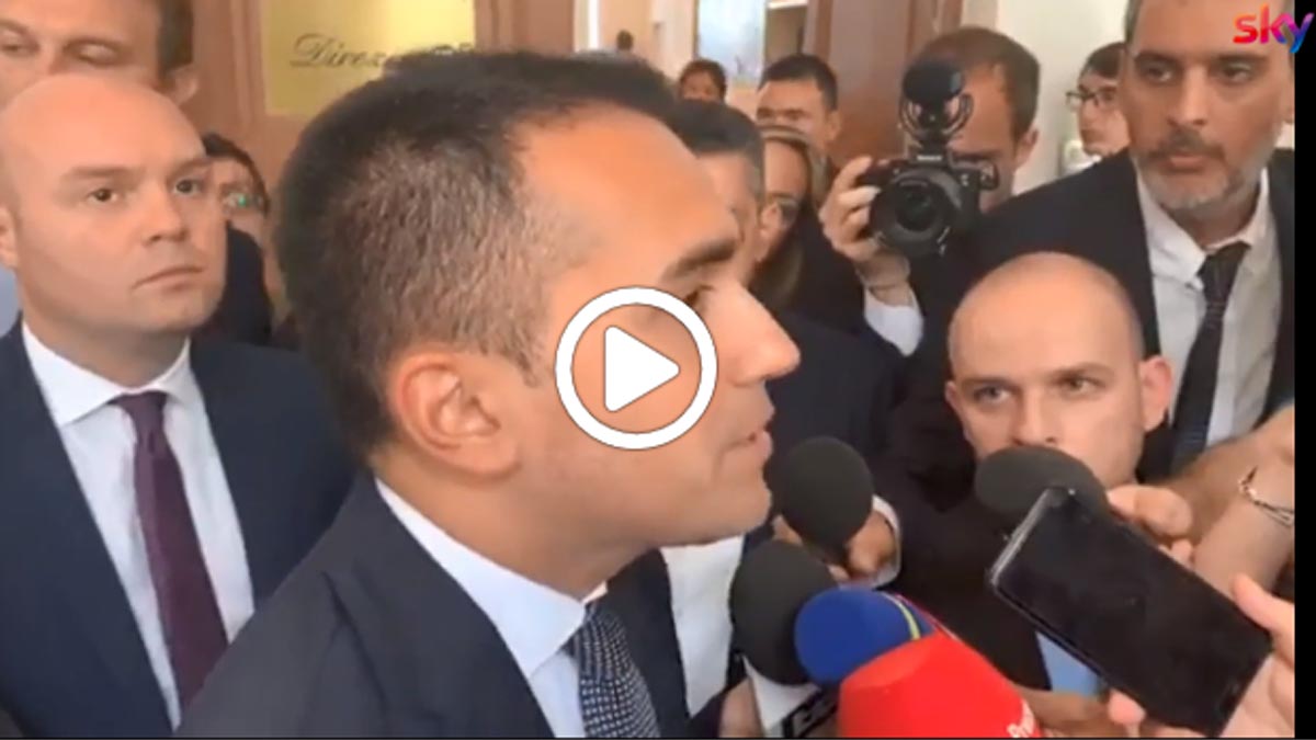 Di Maio: “La Lega era No Tav, poi ha cambiato idea” VIDEO