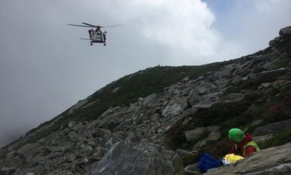 Escursionista precipita in un dirupo: salvato dal Soccorso Alpino