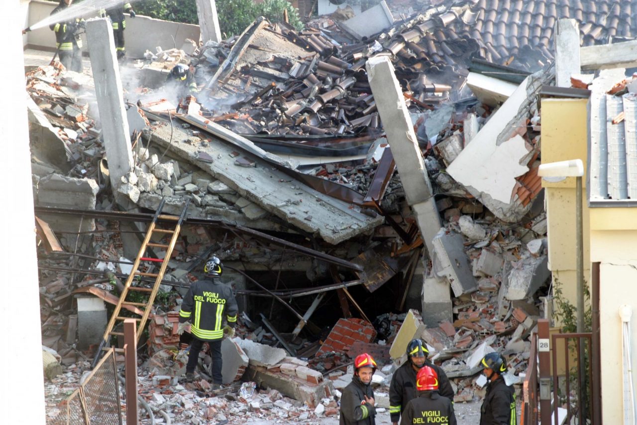 Villetta esplosa in via Leinì, il decimo anniversario FOTO