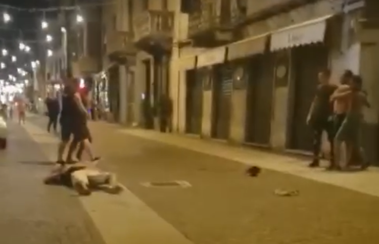Rissa in centro nel novarese: ecco lo sconvolgente VIDEO