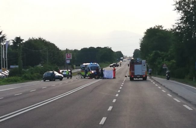 Incidente mortale a Volpiano,  un motociclista perde la vita