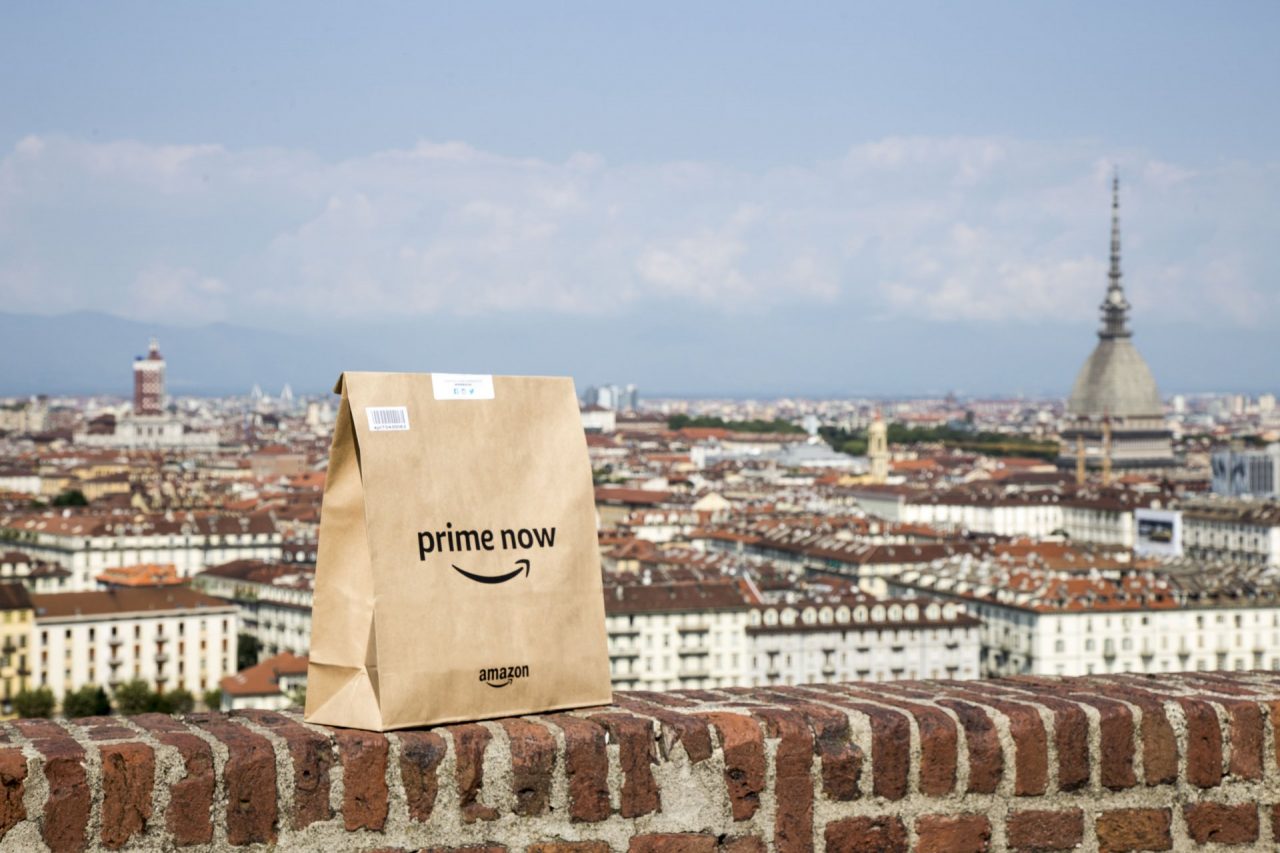 Amazon lancia Prime Now per i clienti Prime a Torino e nell’hinterland