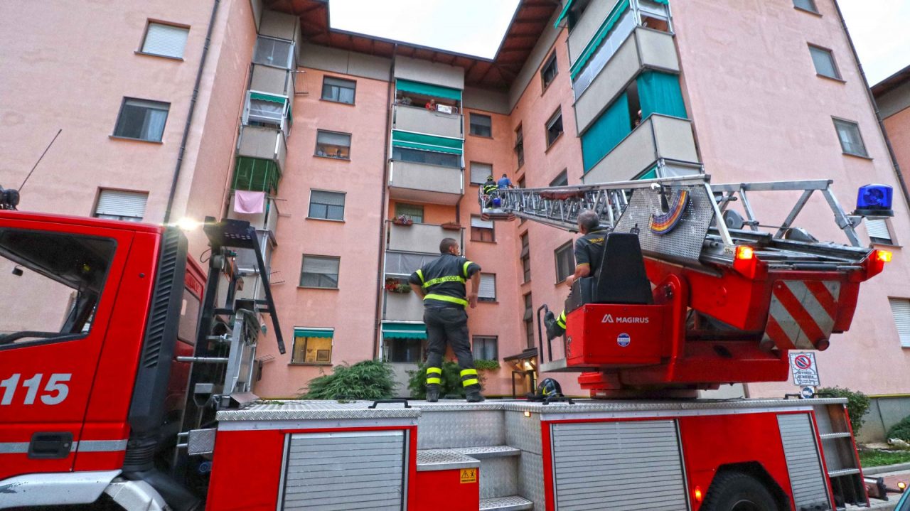 barricata in casa