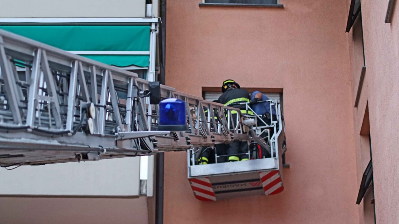 barricata in casa